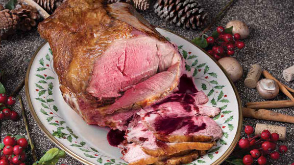 Roasted Beef with red wine sauce