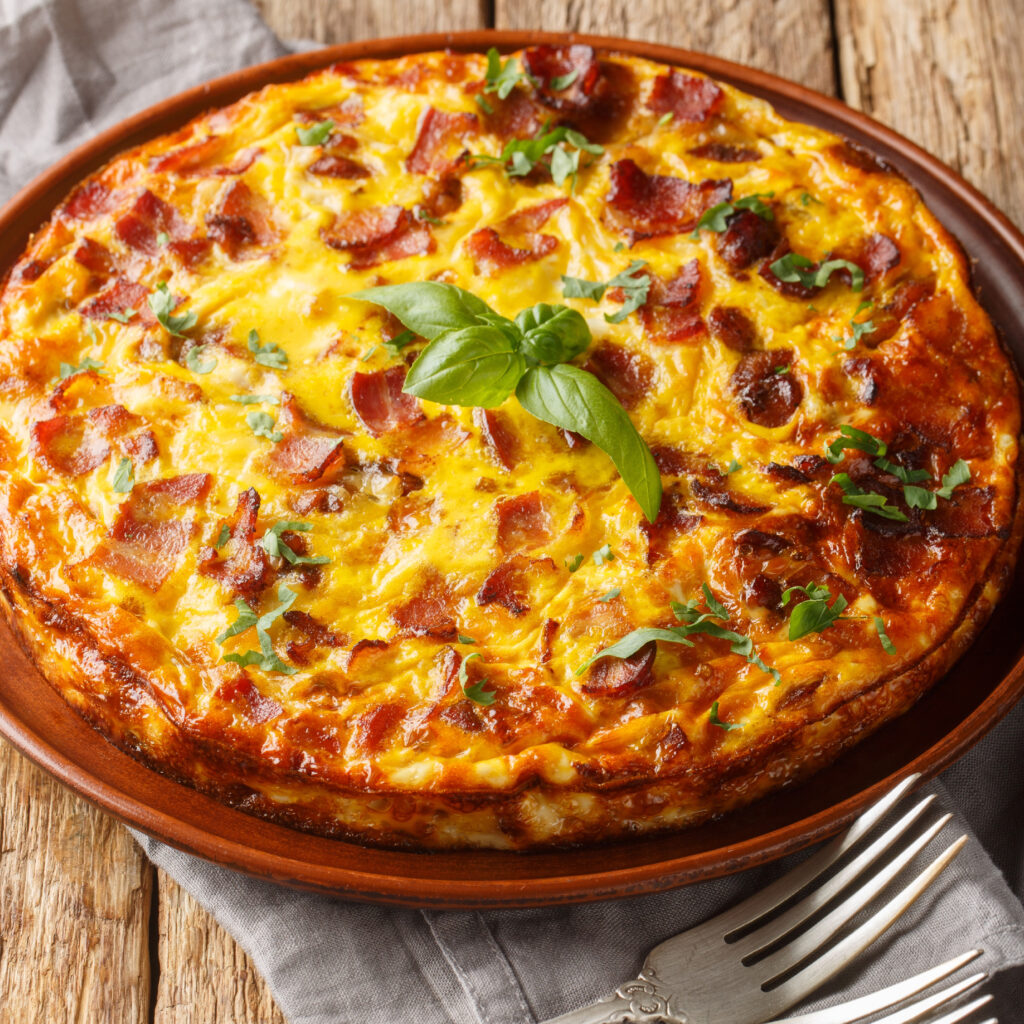 Crustless Bacon Quiche - Bluff Meat Supply